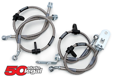 Russell Stainless Steel Braided Brake Lines 03-11 Mazda FE RX8